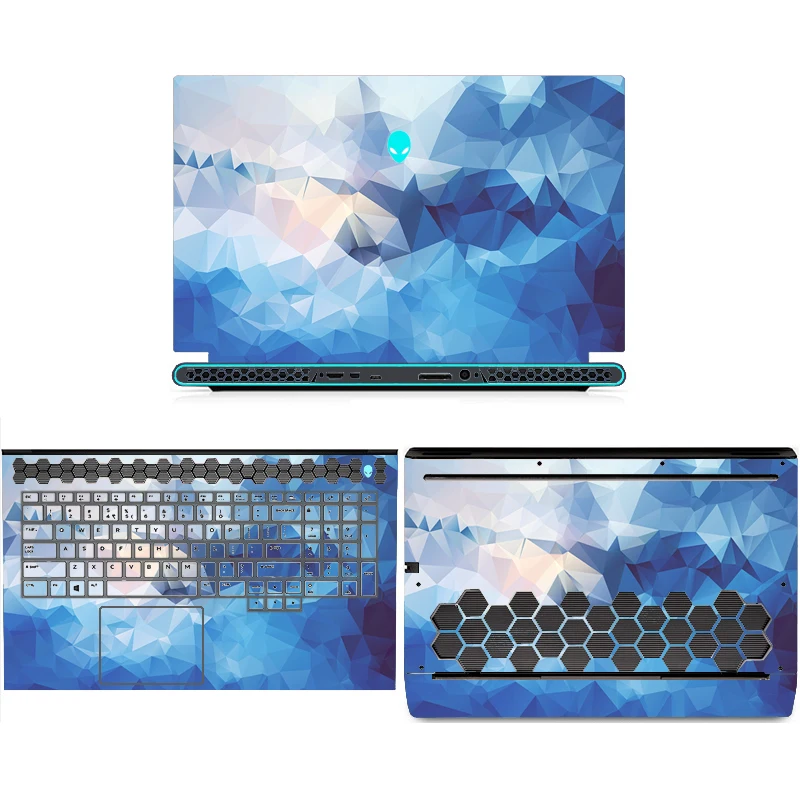 Laptop Skins for Alienware M15 R7 R5/X14 X15 X17 R1 R2/M16 R1 R2/X16 R1 Notebook Sticker for Alienware M17 R5 Custom Film