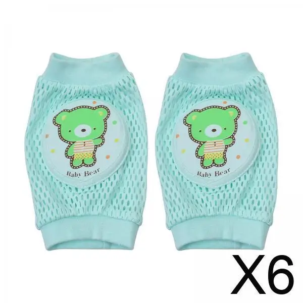 

Breathable Toddlers Knee Pads Soft Protector Cushion Baby Crawling Anti Slip Leg Warmer for Girls Boys