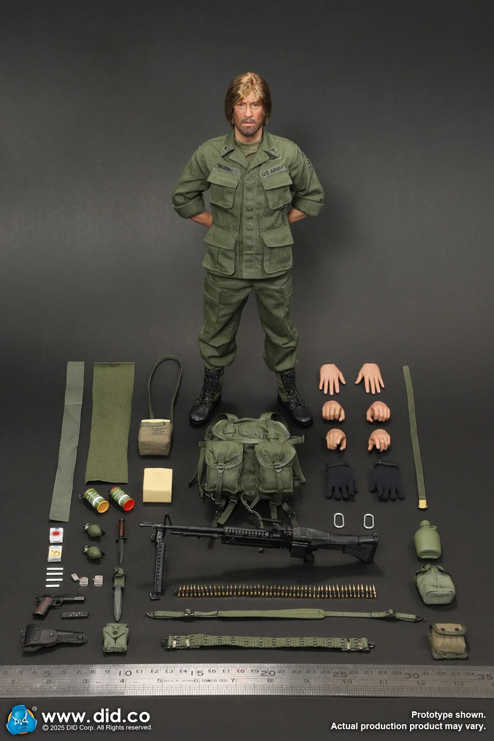 DID V80184 1/6 Wojna w Wietnamie Amerykańska Armia Porucznik Kompletny zestaw Figurka 12'' Żołnierz Figurka Akcji Model Kolekcjonerski