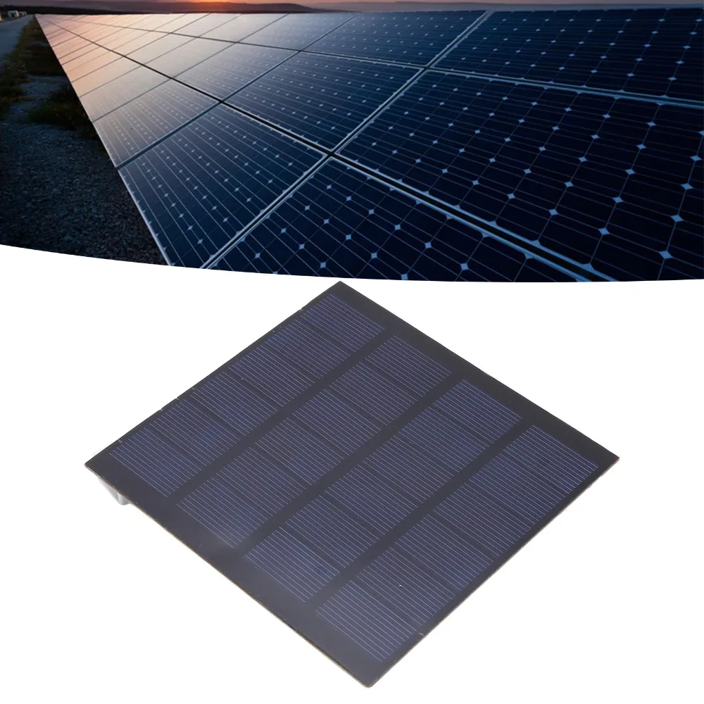 1.5W 6V Solar Panel Charger Polycrystalline Silicon Energy Saving Solar Charging Module Built-In USB Port Solar Panel Module