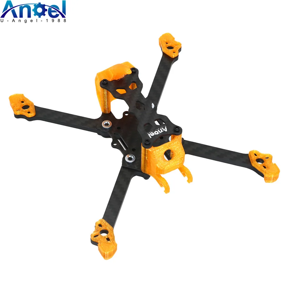 

Angel35 HD 3.5inch Carbon Fiber FPV Frame Kit with 3D Print Ultralight For Racing Freestyle Quadcopter Drone Builds
