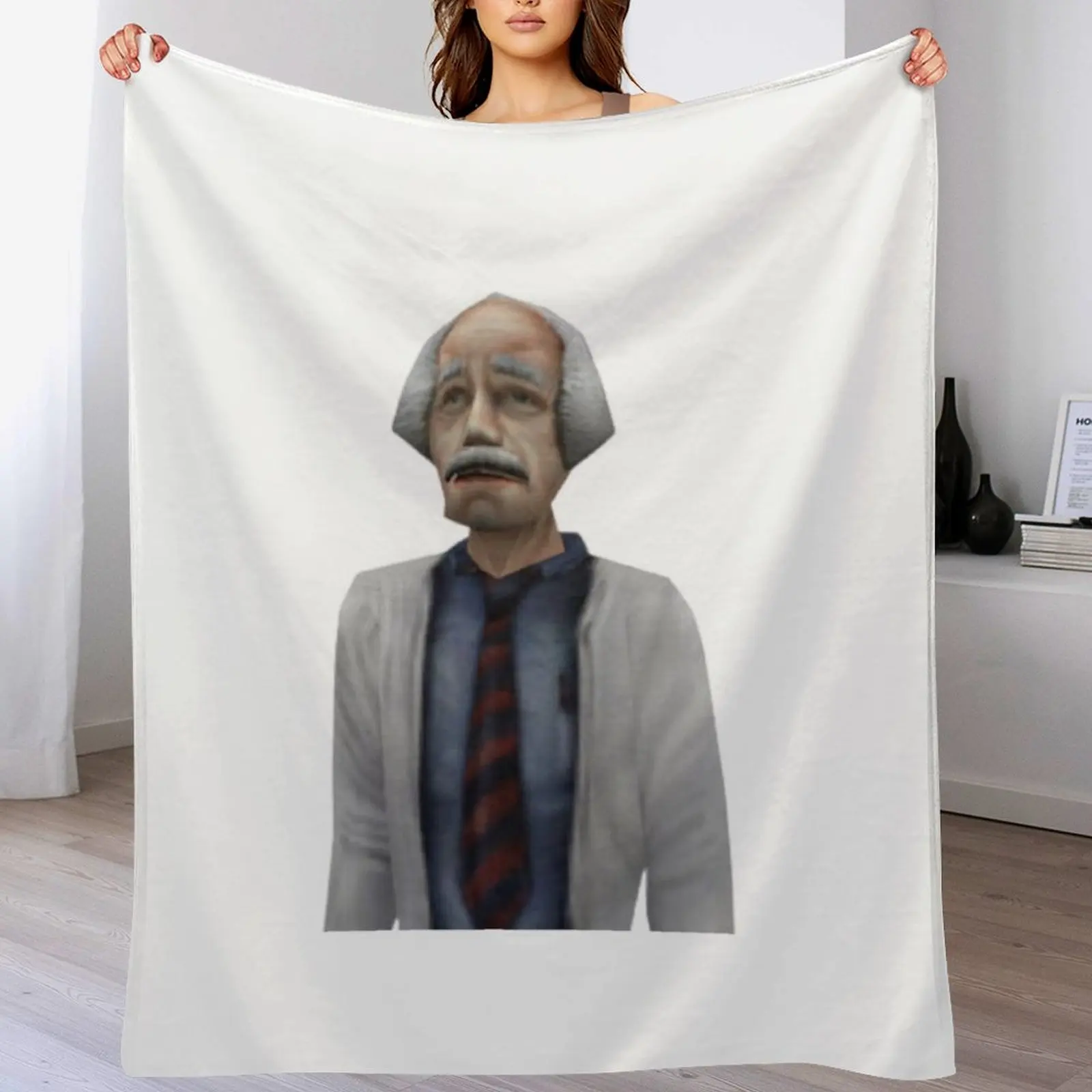 Half-Life Scientist 02 (Doctor Coomer) Throw Blanket Luxurious Soft Blanket Holiday Gift for Family