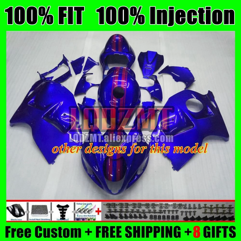 Fairing For SUZUKI Hayabusa GSXR 1300 GSXR1300 96 1997 1998 1999 Silver white 2000 2001 27No.3 GSXR-1300 02 03 04 05 06 07 Kit