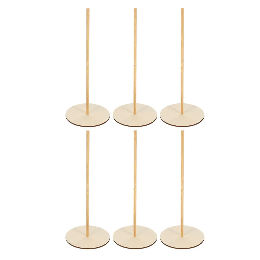 6 Sets Display Doughnuts Detachable Donut Holder Donuts Creative Stand Centerpieces for Party