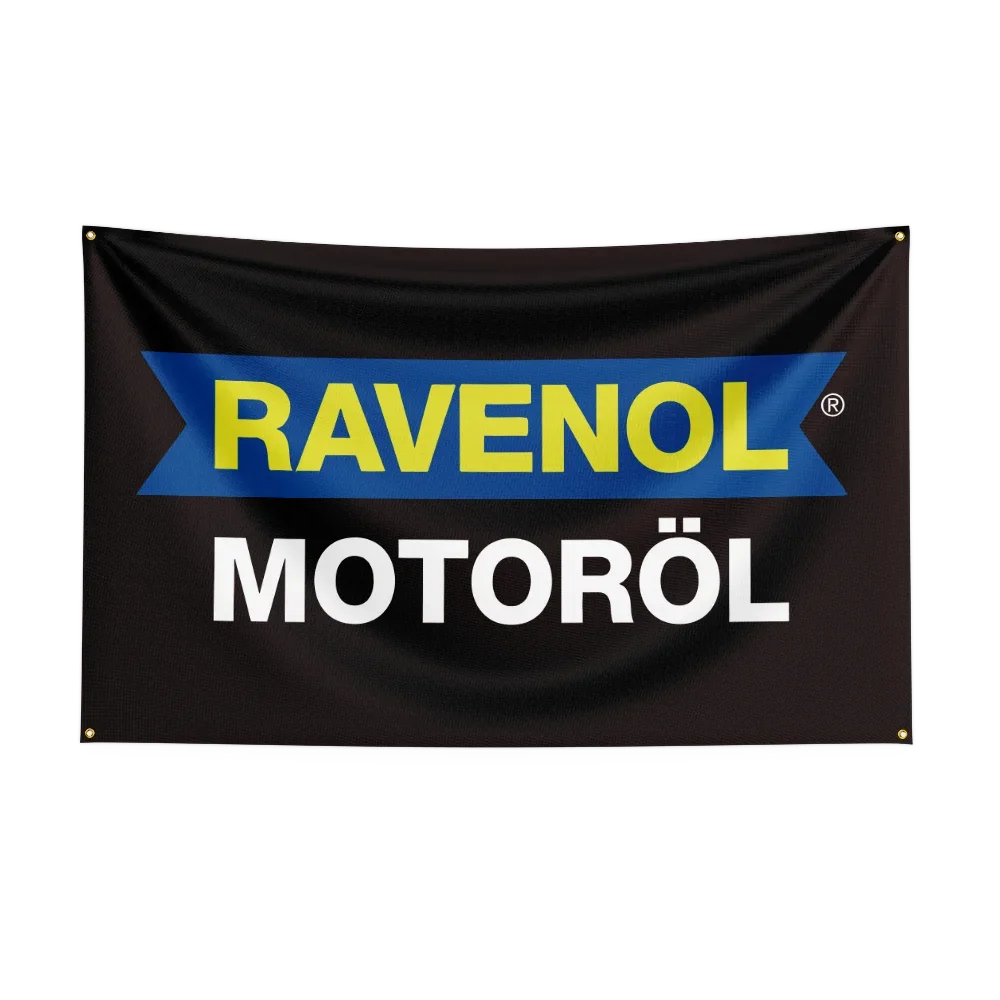 R-RA-V-E-N-O-L Fuel Flag For Oil Station Garage Tuning Workshop studio fan collection home ornament