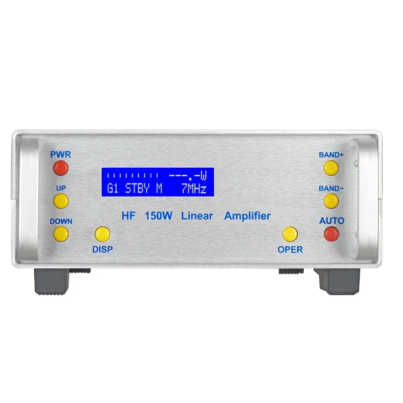 Cost-effective HF Power Amplifier 100W Gain SSB Transceiver Amateur Ham Radio 0.5-30MHz Four-Level Adjustable factory