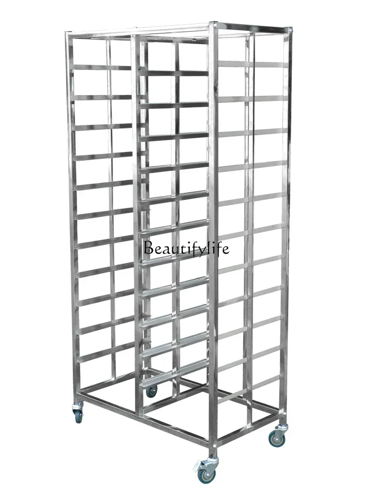 Stainless Steel Pots Shelf Commercial Multi-Layer Storage Rack Special Vehicle