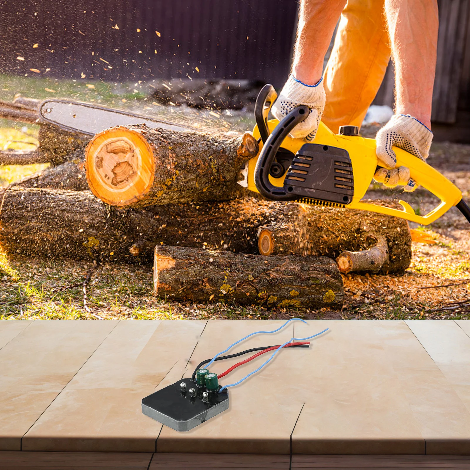 12-inch Electric Chain Saw Control Panel For Brushless Lithium Battery Electric Chain Saw Control Board Power Tools Parts