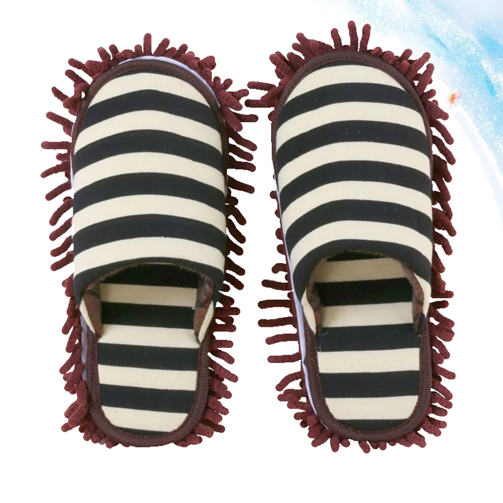 Chenille Shoe Cover Lay Dust Mop Slipper Cap Lazy Slippers Floor Cleaning House