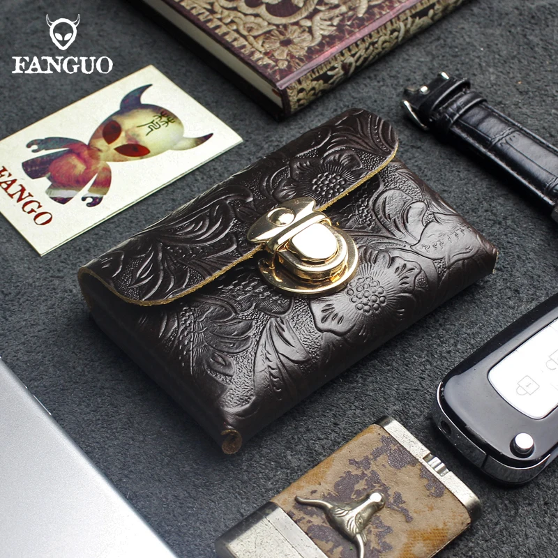 

Genuine Leather Coin Card Purse Real Leather Card Holder Clutch Short Wallets For Women Mini Purse Pocketbook Money Bags