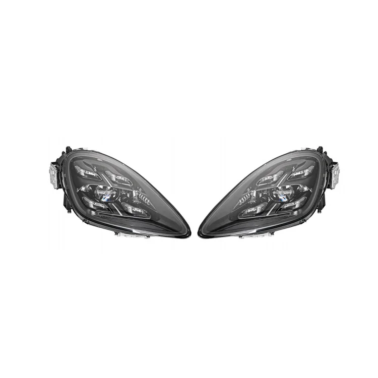 

High Quality Smoked Black Bumper Light 9Y0 9Y0.1 9YA Upgrade PDLS Style Headlight Led Headlights for Porsche Cayenne 2018-2023
