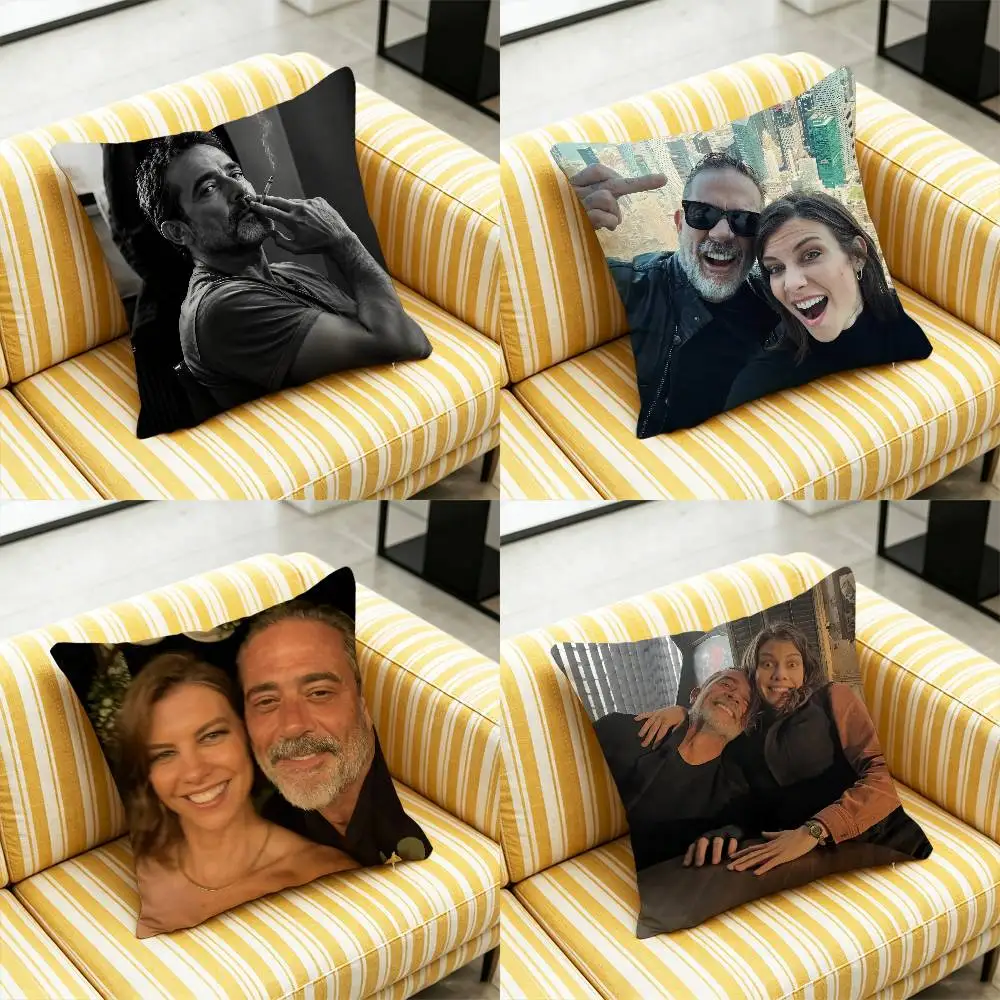 For The Walking Dead Dead City Negan Throw Pillow Case 45cm 50cm 30cm 40cm Car Custom Square Pillowcase Pad Cushion Cover