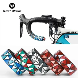 WEST BIKING Bicycle Handlebar Tape With 2 Bar Plugs Road Bike Accessories Soft EVA Breathable Non-slip Cycling Belt Straps