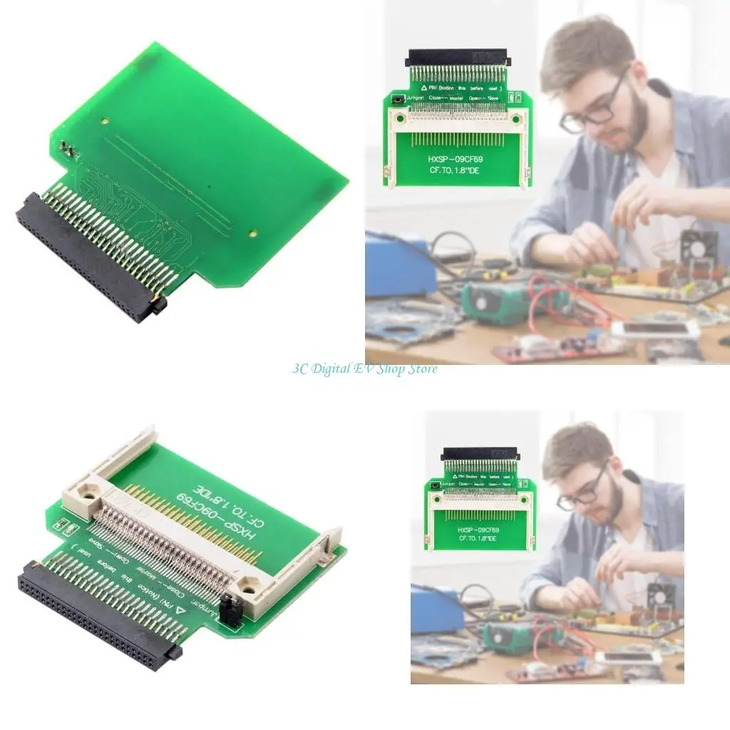E74D to IDE Adapter Card To ToshibIa 1.8'' 50Pin Hard Drive SSD Expansion Card