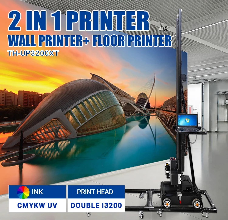 

Factory Direct 3D Wall Printer for Home/Commercial Use, Print on Tile/Wood/Glass Walls, Custom Mural Design Machine Hot Sale