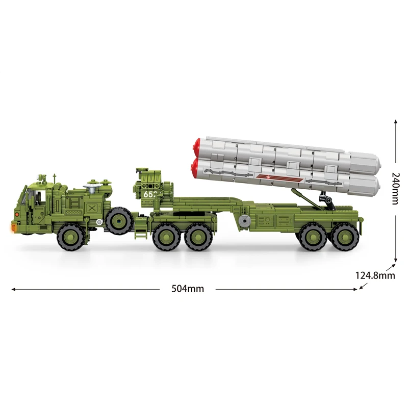 Russian Army Military S400 World War 2 Air Defense Missile  Soldiers Building Blocks Kit Bricks Classic Model Toys Boys Gift