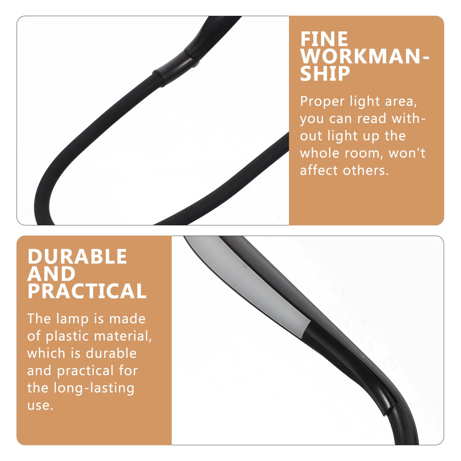 

Modern Portable Reading Lamp with USB Power Flexible Neck for Books Laptop Bedroom Lighting USB Gooseneck Lamp