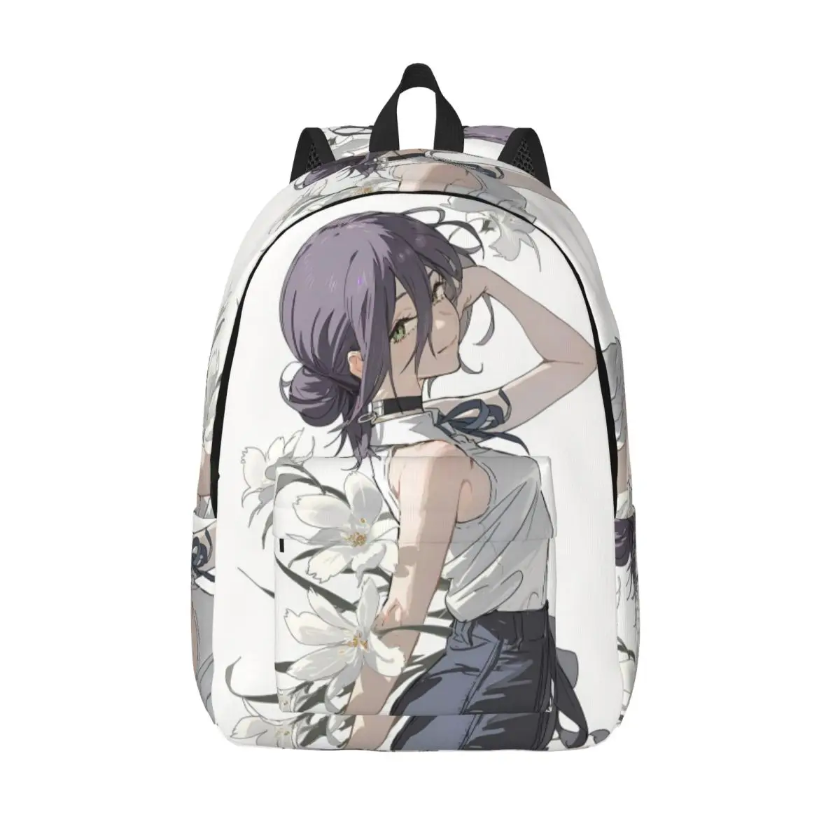 Chainsaw Man Reze Backpack for Boy Girl Kids Student School Bookbag Anime Daypack Preschool Primary Bag Durable