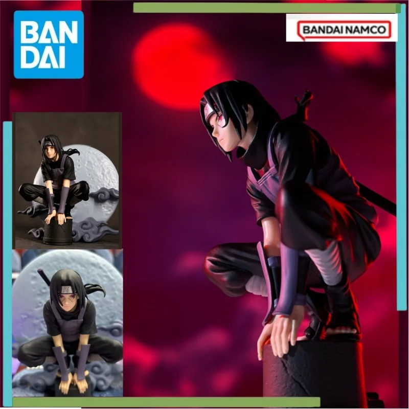 

Bandai оригинальная аниме-модель, экшн-фигурка Наруто, мемориальная сага, специальный UCHIHA ITACHI, Рождественский подарок, Коллекционная модель
