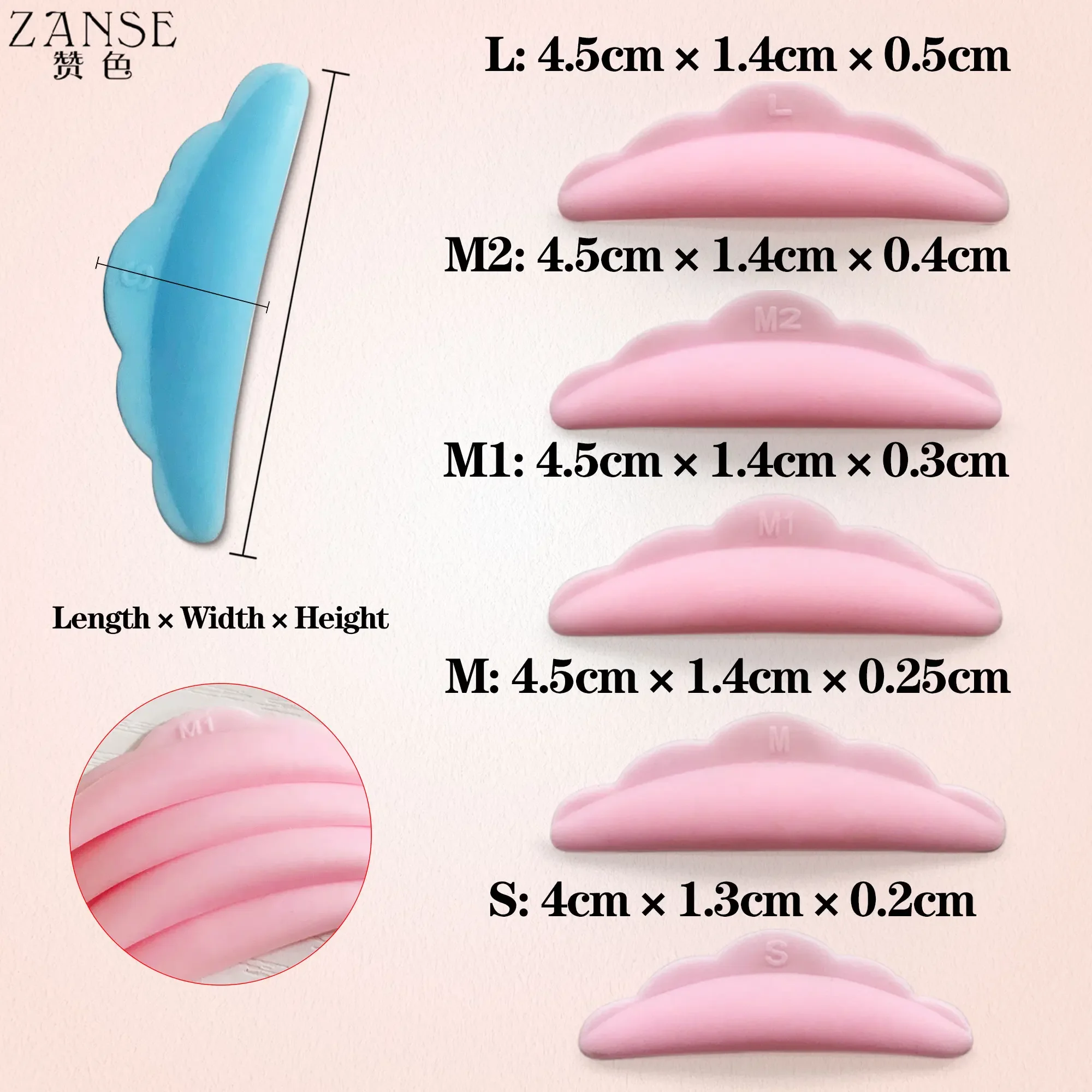 Lash Extension Supplies Eyelash Pad Silicone Protection Pads Y-shaped Grafted Mascara Brush False Lashes Extension Accessories