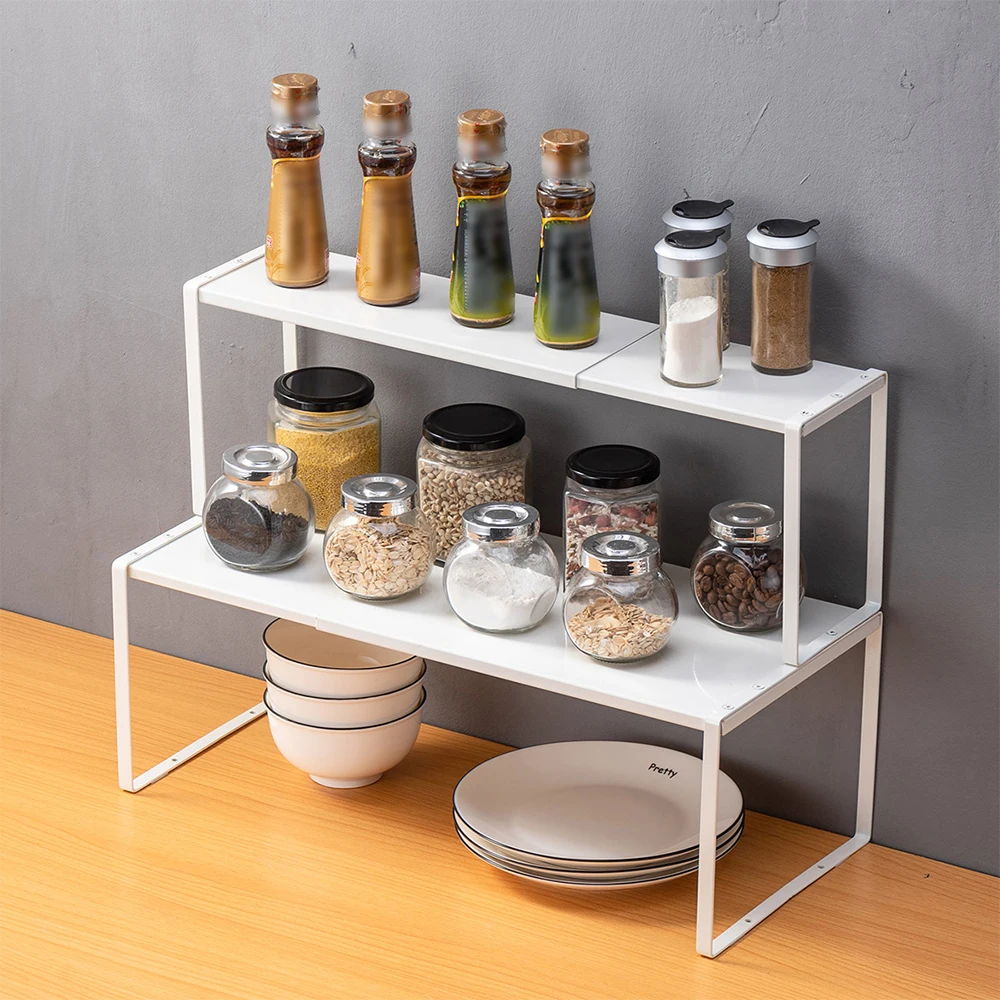 White Adjustable Kitchen Count - Commercial Kitchen Shelving ulasan dan harga