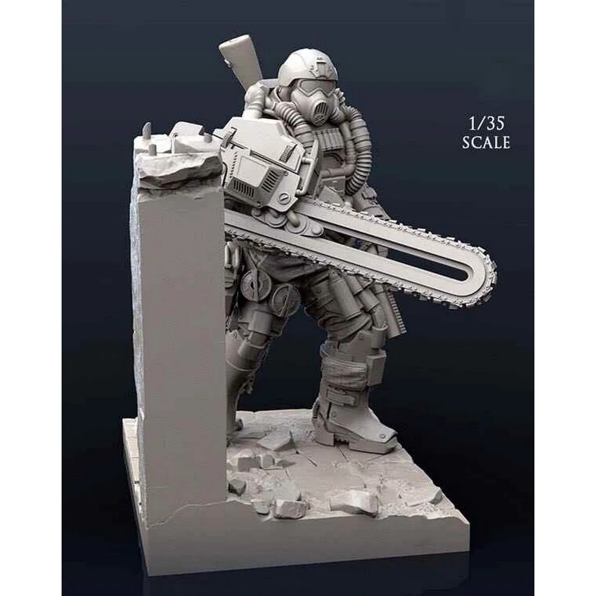 1/35 Resin Unpainted Model Kit, Biological Soldier - Nest Destroyer unassembled and unpainted GK, 1222R
