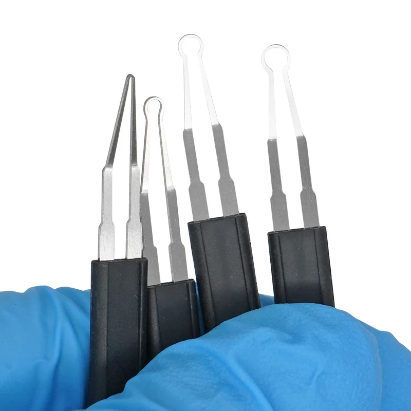 4pcs/pack Dental Heated Gutta Cutter Tips for Gutta Percha Point Heating Cutter Easy Replace Tooth Gum