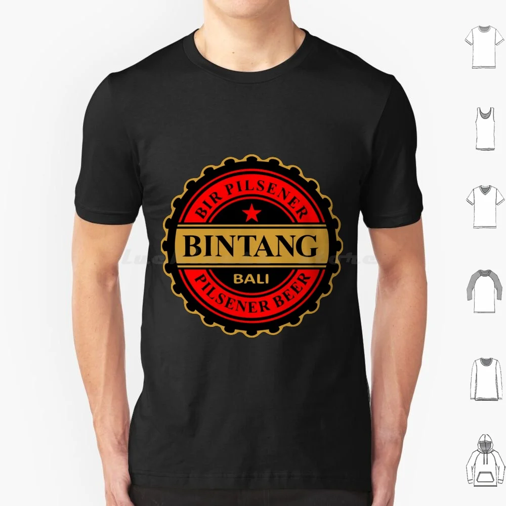 Bintang Pilsener Beer T Shirt Cotton Men Women Diy Print Drunk Beer Wine Brewing Rum Cockta Ils Dark Rum Liquor Best Of Drink