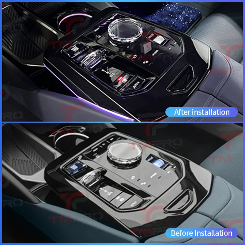 Suitable for BMW new 5 Series i5 G60 G68 LED 15-color ambient light modification accessories car center console RGB saddle light