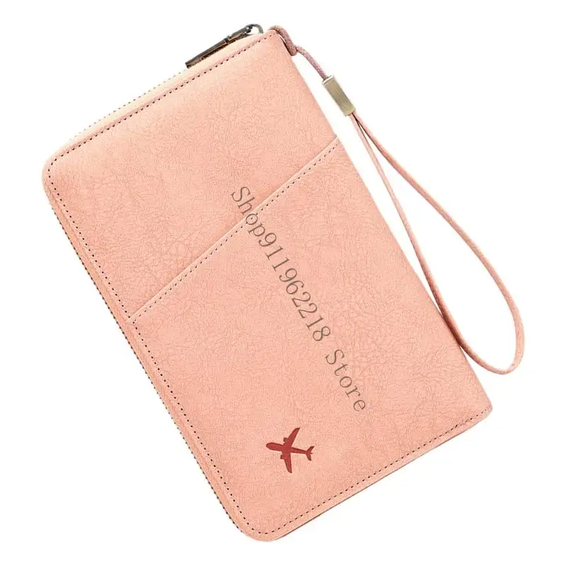 Multilayer PU Card Holder Blocker Lightweight Travel Document 066F