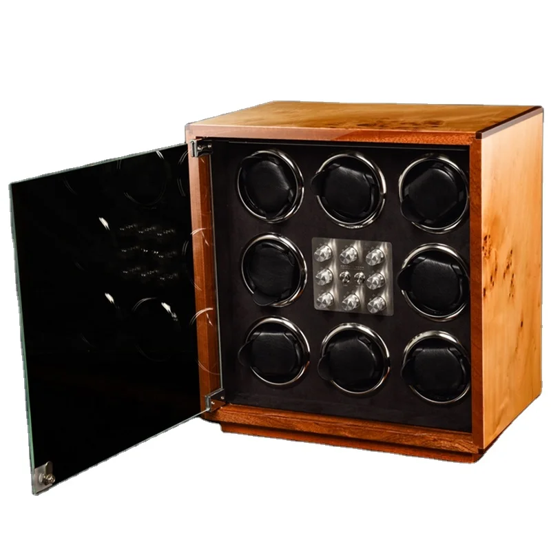 

High Grade Wood Design Watch Winder 6 Watch Jewelry Watch Winder Automatic For Motor