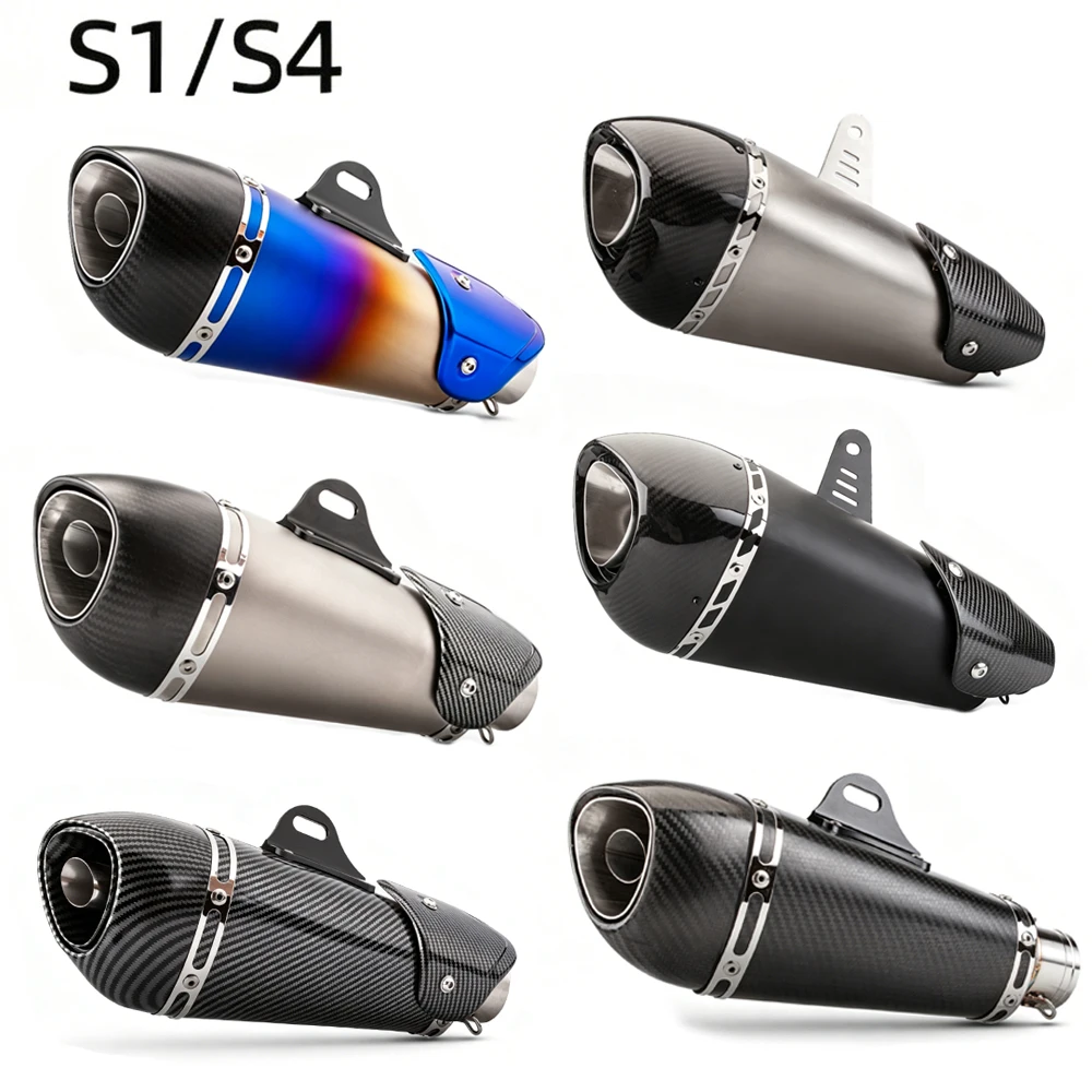 Professional Motorcycle Exhaust Alpha Carbon DB Killer Muffler Escape Link Pipe For R3 Z1000 S1000RR NINJA400 MT-09 CBR500