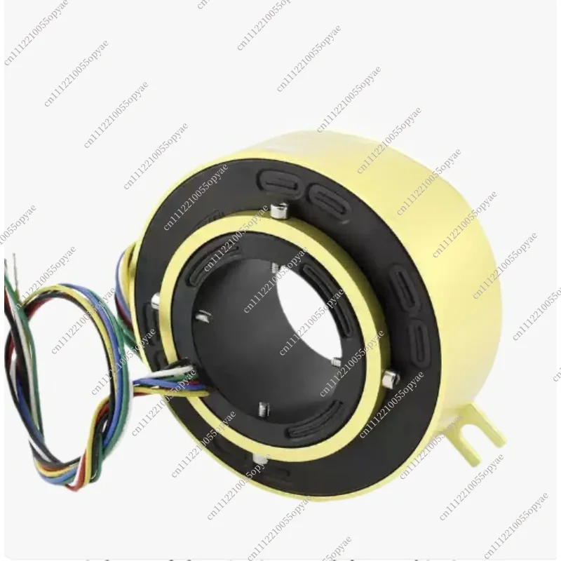 360 Rotating Conductive Slip Ring Inner Hole 90 100mm Outer Diameter 185mm Wire Rotary Joint 2 4 6 8 10 12