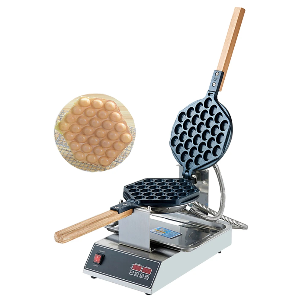 XEOLEO Commercial 110v 220v Hong Kong Bubble Waffle Machine Electric Bubble Egg Waffle Making Machine