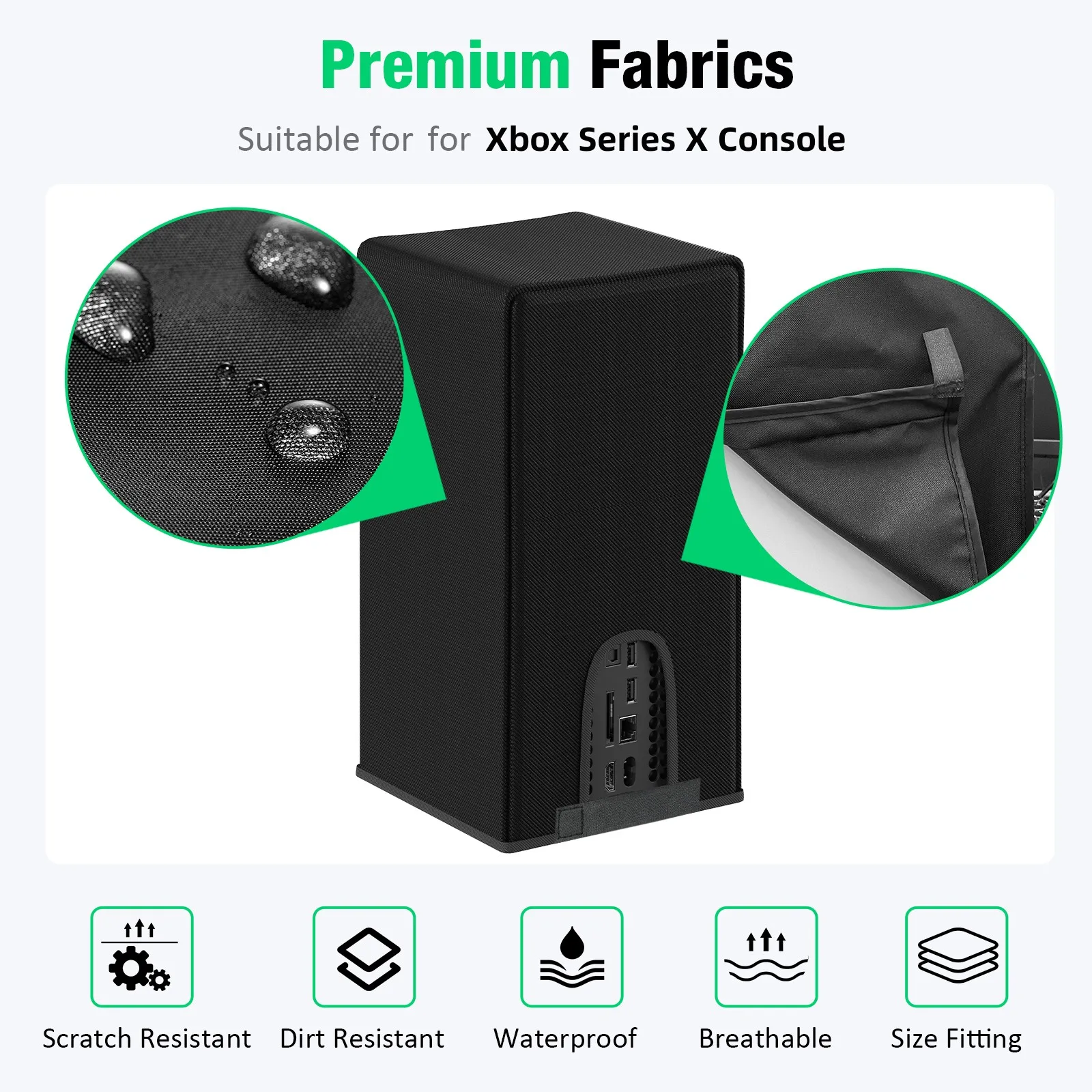 غطاء غبار مقاوم للغبار لأجهزة Xbox Series X consul ، واقي قطع دقيق ، عنكبوت مخصص ، غلاف مضاد للخدش ، واقي حقيبة ، ملحقات