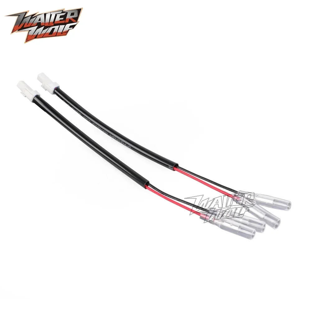 1 Pair License Plate Light Wire Connector Cables For DUCATI Monster 797 937 950 Diavel 1200 1260 S Motorcycle Lamp Adapters Plug