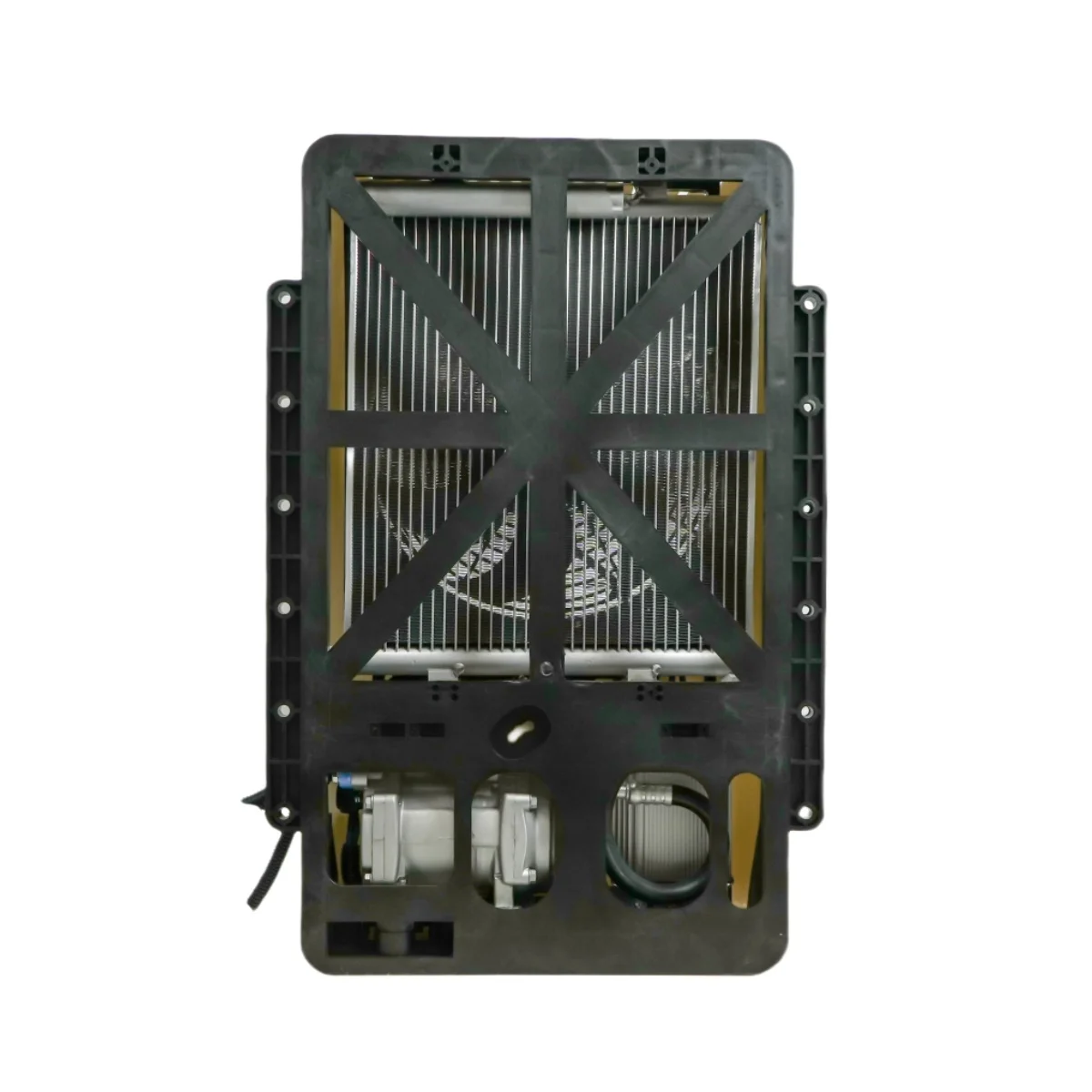 12V Semi Trucks Air Conditioning Cooling System 10000BTU Split Electric Parking Air Conditioner For Bus Van Tractor RV Caravan