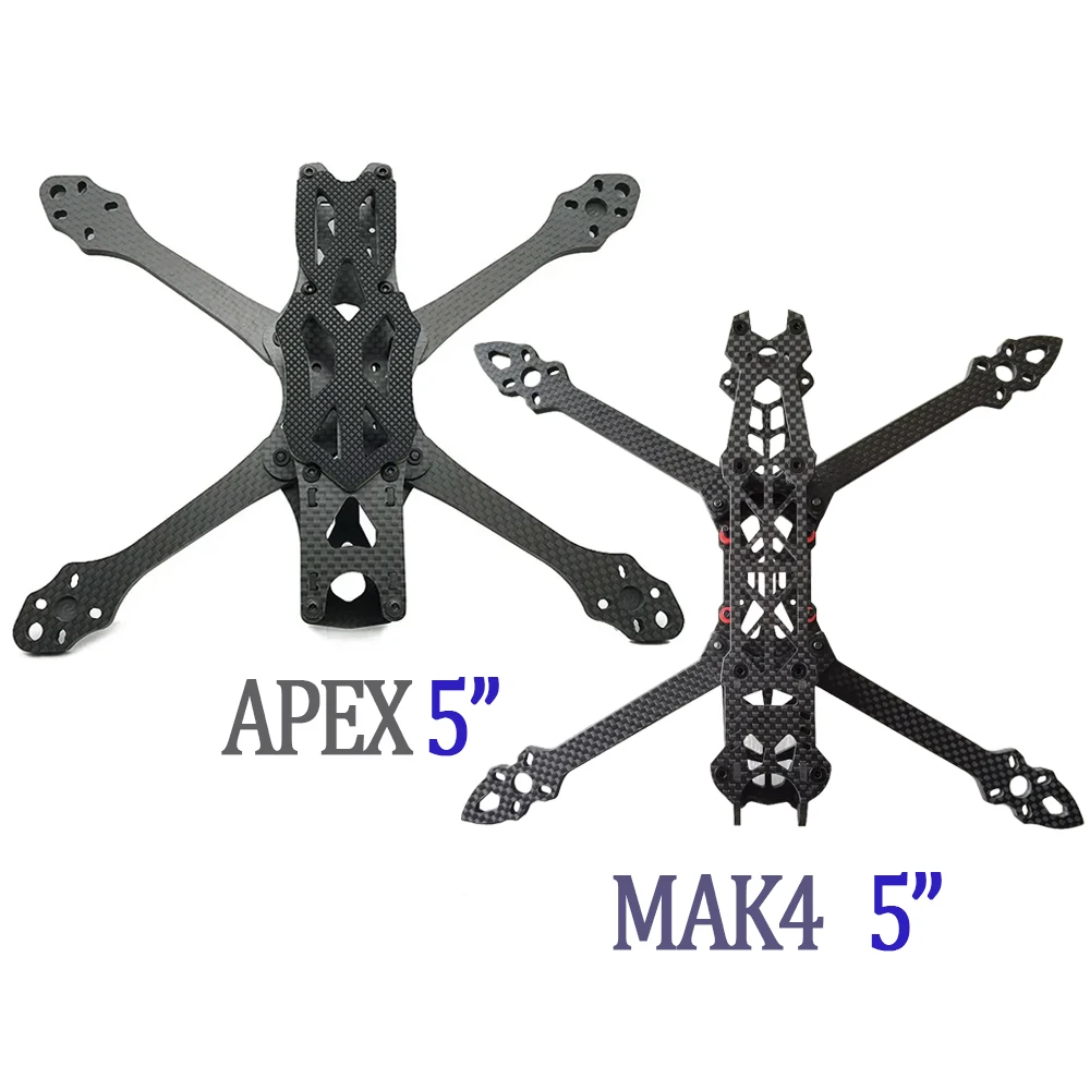 

Комплект рамок для квадрокоптера из углеродного волокна, 5 дюймов, 225 мм