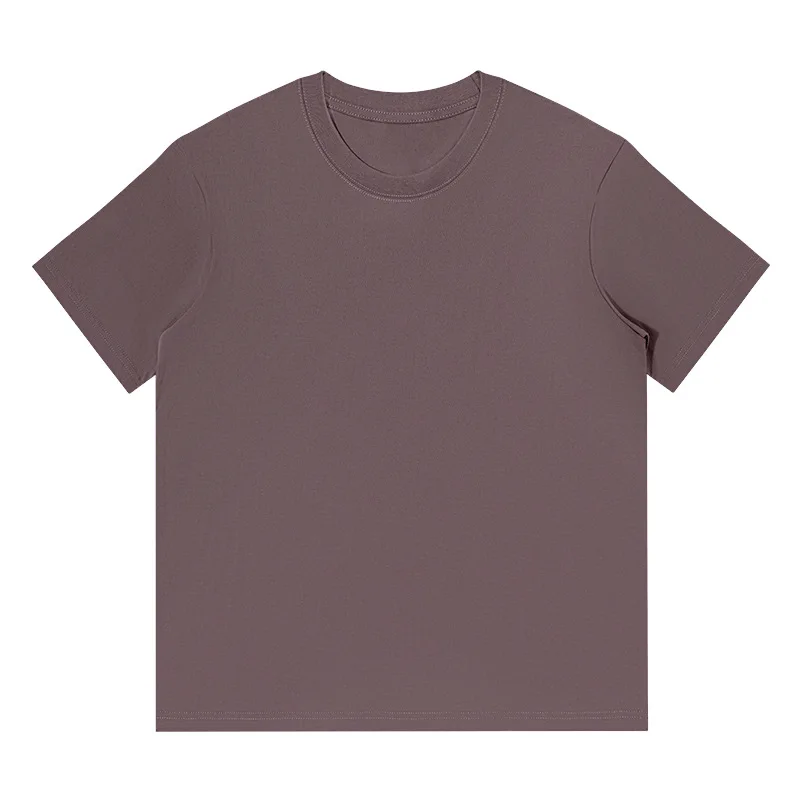 DUKEEN 8.1Oz 230gsm Men's Pure Cotton T Shirts 2025 Summer New Oversizes Solid Color T-Shirts for Men and Women Customizable