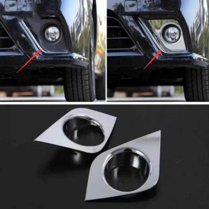 

Хромированные блестящие передние противотуманные фары Lapetus для Nissan NV200 / Evalia 2018 - 2022 ABS/автомобильные аксессуары