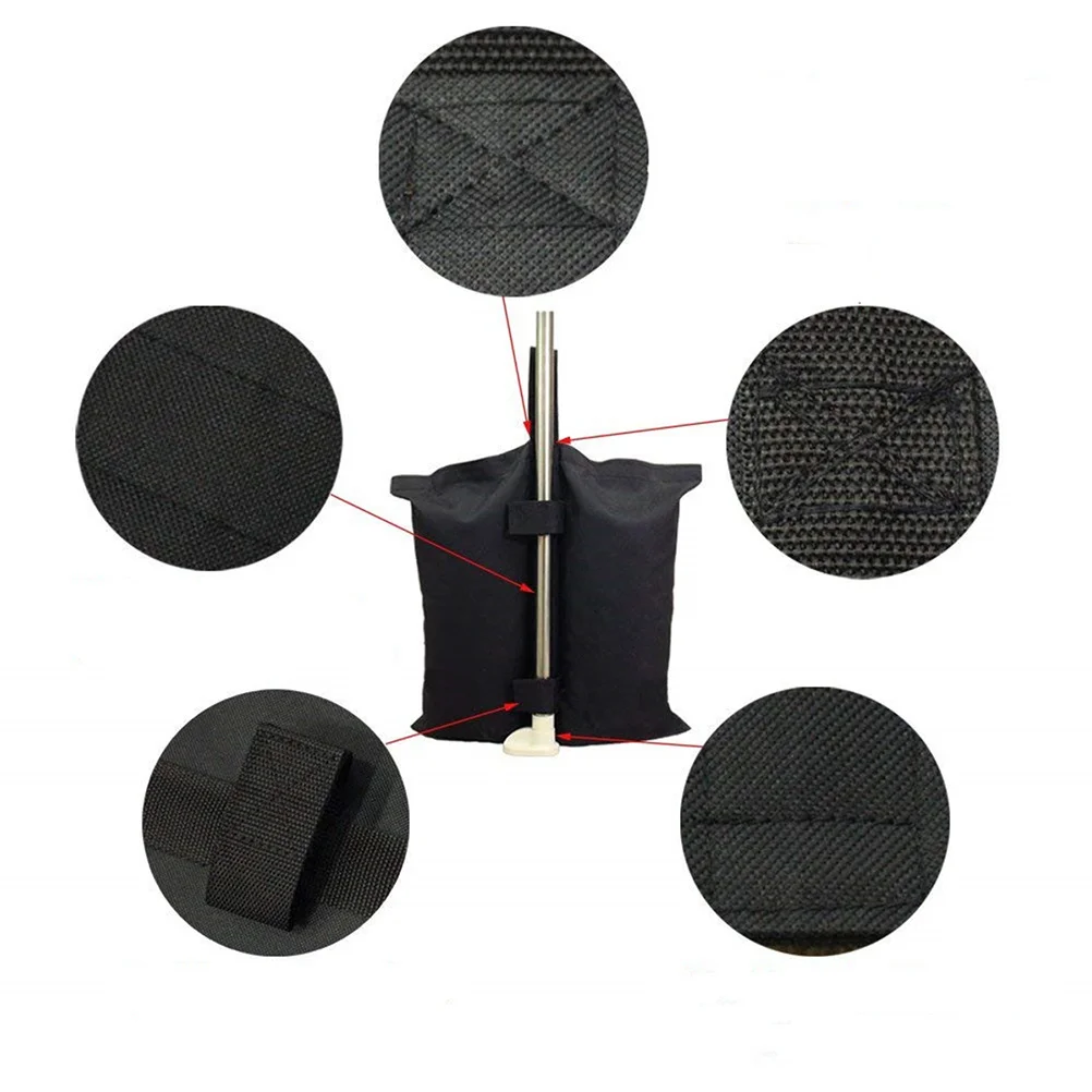 

4Pcs Marquee Weights Sandbag Set for Tent Legs with Zipper Strong Hook and Loop Fastening Ideal for Outdoor Party Gazebo