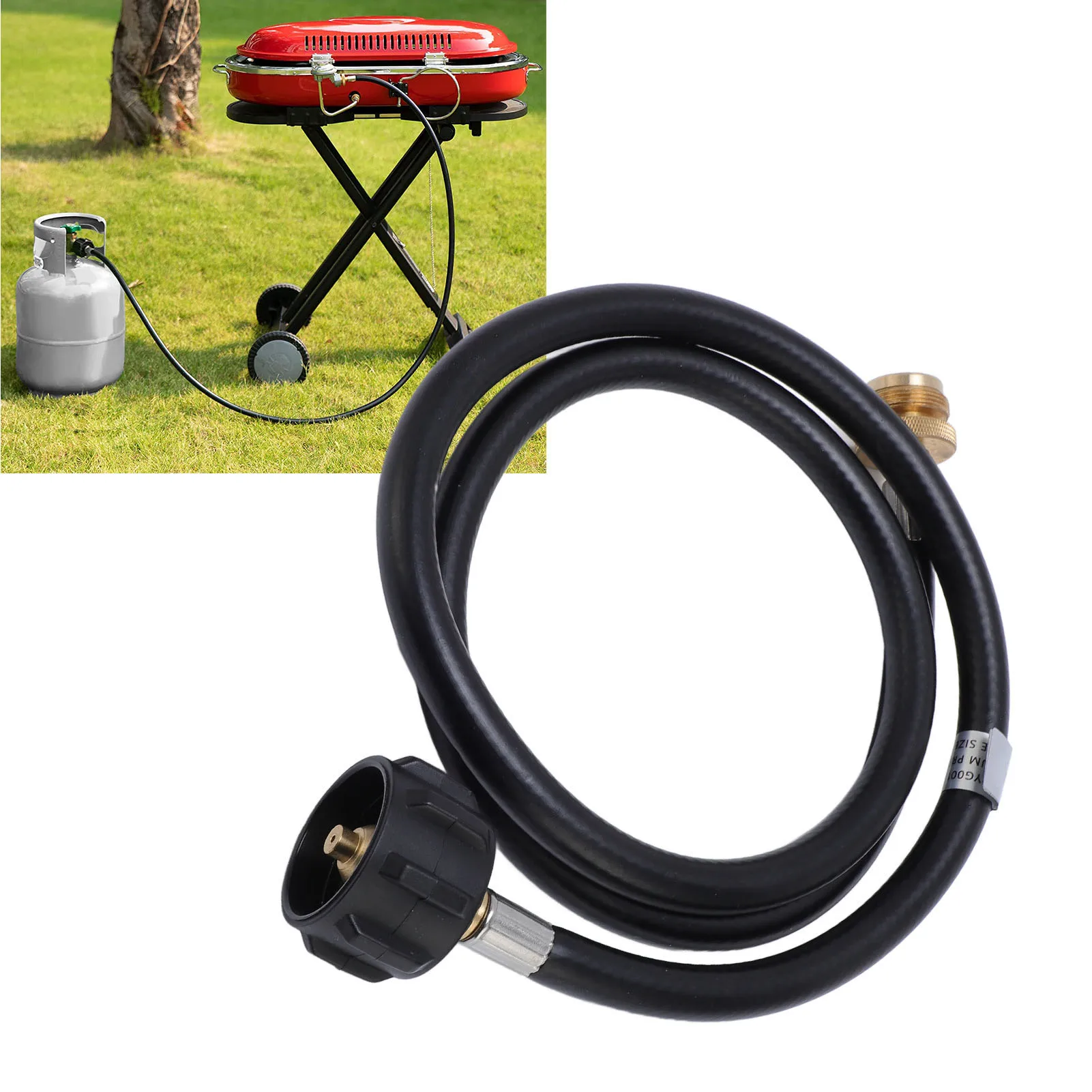 

Fuel Gas Extension Hose 1lb to 20lb Fuel Gas Extension Hose Replacement for Tank Portable BBQ Grill Stove Heater RV 1lb to 20lb