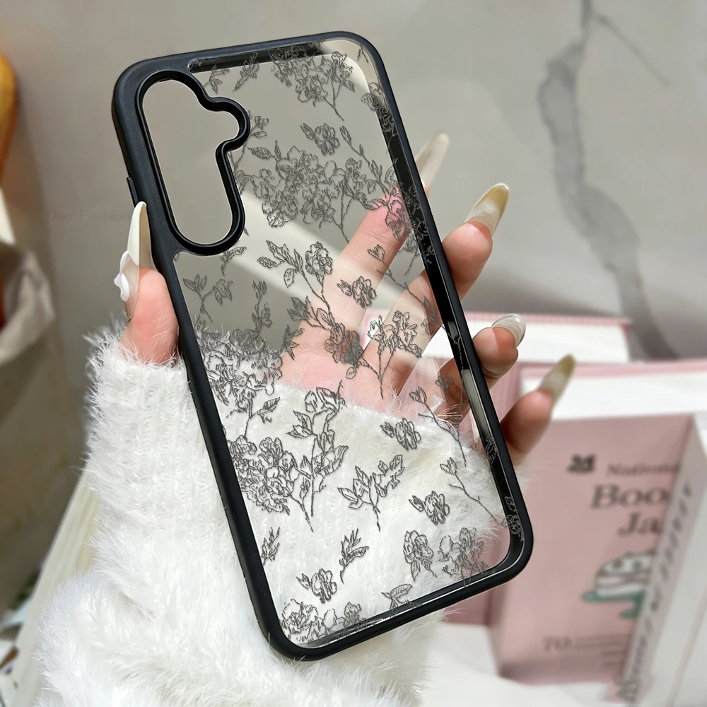 Flower Clear Phone Case For Sa - Phone Cases Hard ulasan dan harga
