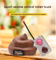 Remote Control RC Poop Car - Sound Effects & 360 Degree Rotating Prank Party Game Gifts for Adults Kids Gag Toy for Boys Girls