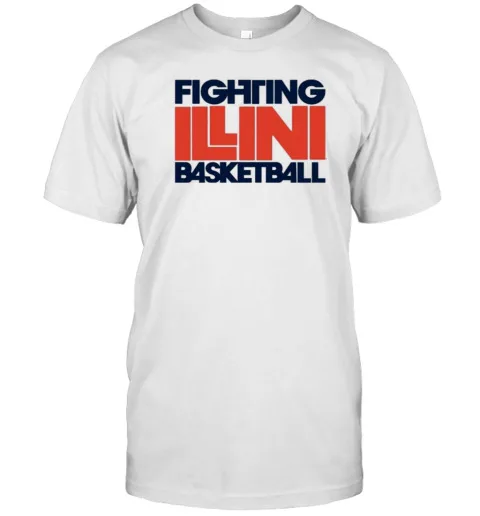 HOT Fighting Illini Basketball Retro Ringer T-Shirt Vintage Trending S-5XL