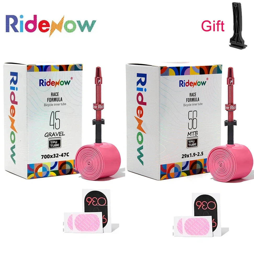 

Внутренняя трубка RideNow из ТПУ, металлическая насадка, гравий, 45 г, MTB, 29 дюймов, 56 г, съемные сердечники клапанов, трубка с внешней резьбой и 1 шт. рычагом шин