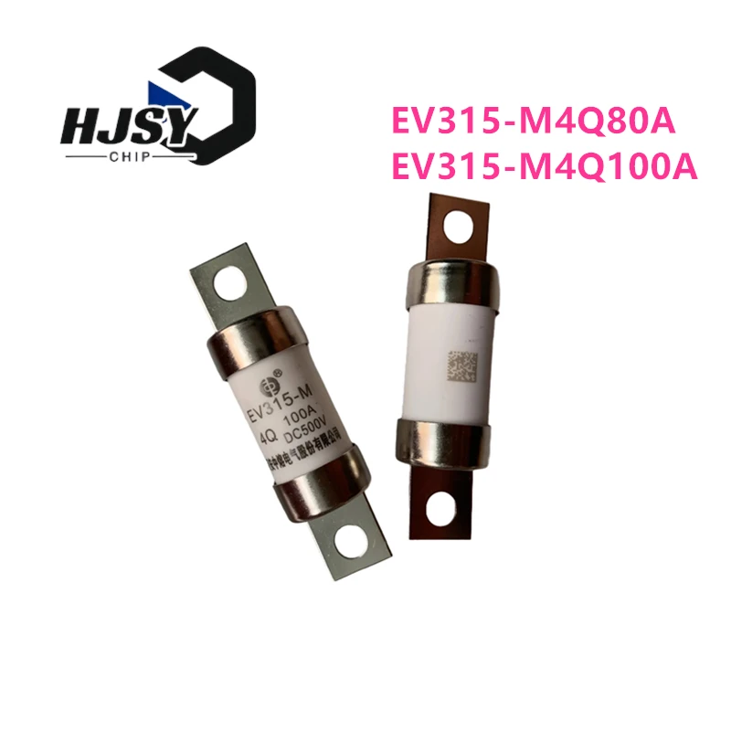 

EV315-M4Q100A DC500V EV315-M4Q80A New energy vehicle fuse insurance DC500V safety tube