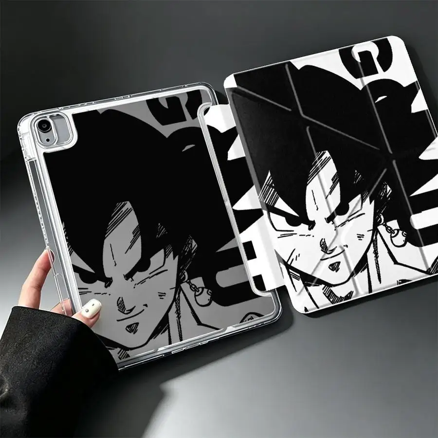 Dragon Bll Son Goku Vegta With Pen Slot Cover Tablet Case For iPad Mini 7 6 5 11th 10th Gen 9th 12th Pro 13 2025 2026 Air 8 M2