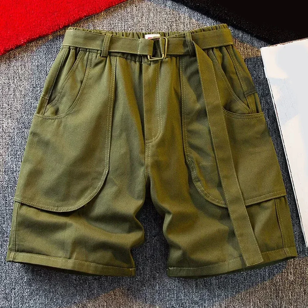 

Beach Wear Outdoor Activities 2XL Loose Summer Shorts Casual Pocket Shorts For Summer Fashion Shorts Slight Stretch Elasticity
