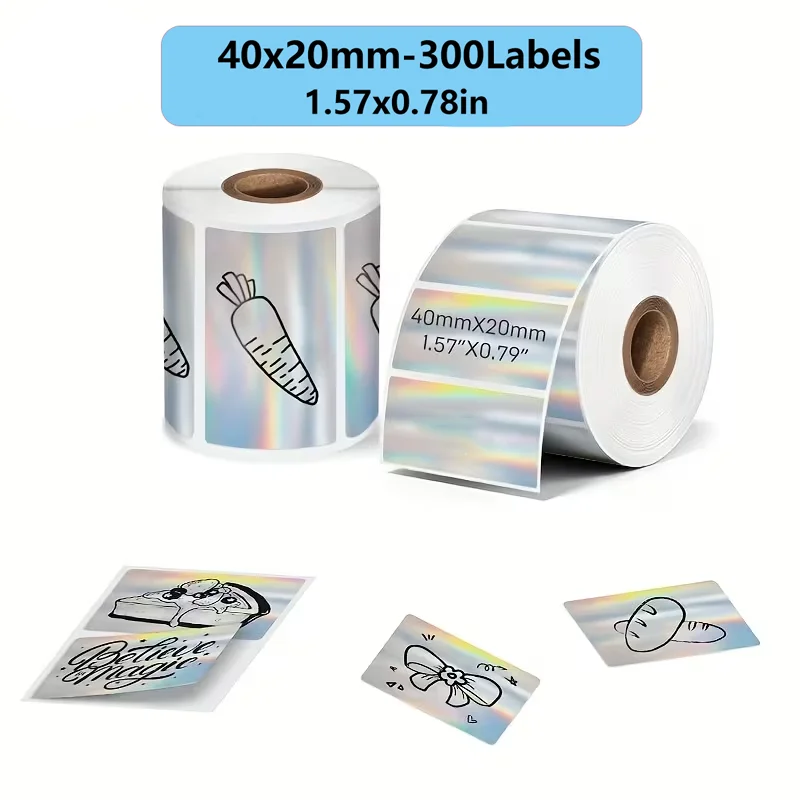 �y�Z�[�����z�yNIIMBOT��Ή��z1���[�� 40x20MM Phomemo M110 M220 M200�Ή� ���ȔS�����[�U�[���M���AE210 P50 Detong P1